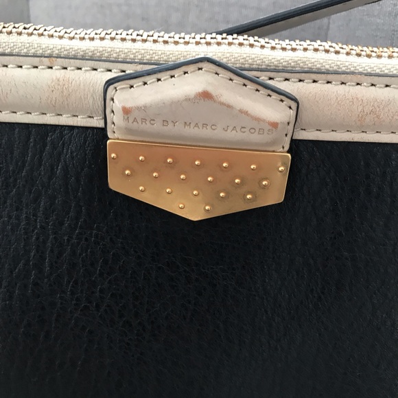 Rare Marc Jacobs Spot On Leather Tote Bag - Picture 2 of 11